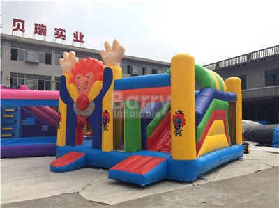 Barry Factory Custom Made Clown Inflatable Bounce House For Children BY-IC-041